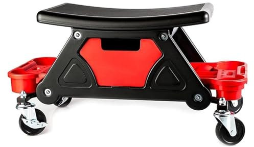 RVIFY hocker mit Rollen Auto-Detailing-Hocker, Stuhl, mobiler Rollsitz, Rollbrett für Mechaniker und Detailer, Garagen-Werkstatt Rollhocker