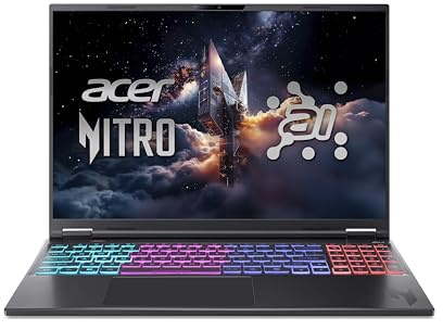 Acer Nitro 16S AI | Gaming Laptop | Ryzen 9 | RTX 5070 | 32GB | 1TB | 16 WQXGA 180Hz | AMD Ryzen AI 9 365 | NVIDIA RTX 5070 | 32GB RAM | 1TB SSD | Windows 11 | QWERTZ Tastatur | AN16S-61-R9JJ
