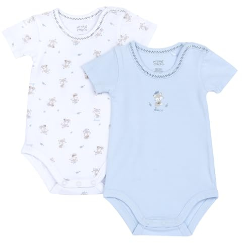 Chicco Set di Body a Maniche Corte Bimbo 0-24 con Apertura sulla Spalla e a Patello 261