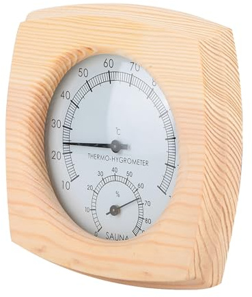 Bonbela Sauna Room Digital Thermometer Hygrometer Feuchtigkeitstemperaturmesser