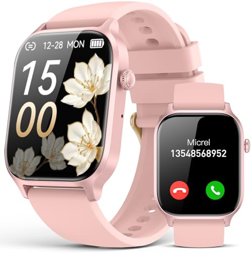 Smart Watch for Men Women- Answer/Make Call, 2026 IP68 Waterproof Fitness Tracker Watch with Sleep Step Counter Activity Smartwatch for Samsung Andriod iPhone iOS (Dusty Rose, 1.83)