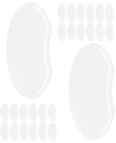 Sewroro Visière de Protection Oculaire en Pvc Transparente pour Coiffure, 30 Pièces, Conforme la Forme Front, Barrière Cheveux Errants, pour Salon de Coiffure
