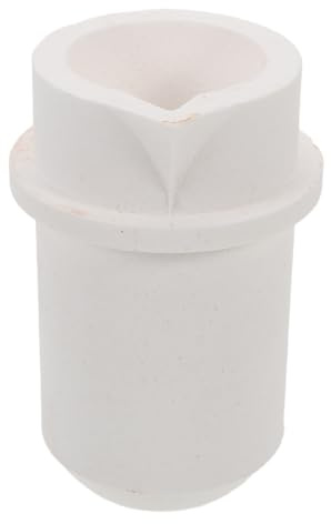 VILLCASE 0.5kg Crogiolo d Oro in Quarzo Tazza per Fusione di Metalli di Gioielleria Resistente alle Alte Temperature per Leghe e Rame
