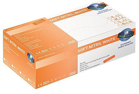2000 Nitrilhandschuhe Soft Nitril white Gr. S - unsteril - puderfrei - Lebenmittel zugelassen - weiß