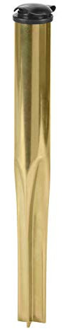 Kleeneze KL080394EU7 - tassello in metallo ad alta resistenza con copertura di sicurezza impermeabile, 40 cm, punta di terra, per il fissaggio di pali o ombrelloni in lino da giardino