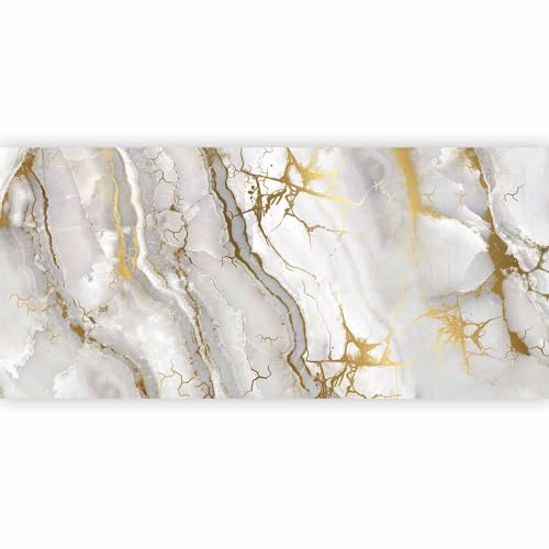 murando Fotomurales autoadhesivo Piedra de mármol 539x250 cm Papel Pintado | Decoración de Pared Murales Pegatina decorativos adhesivos 3d moderna de Diseno pared piedra aspecto mármol