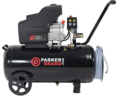 50 Litre Air Compressor with Hose Reel - 9.6 CFM, 2.5 HP, 50L