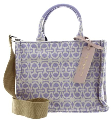 Coccinelle Handtasche Schultertasche Never Without Bag Monogra Handbag Jaquard Fabric Mul.
