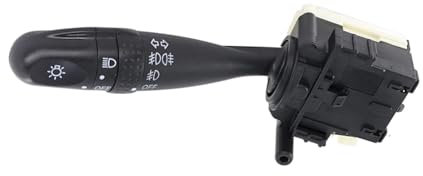 GLILAR Kompatibel Mit Toyota Für Soluna Für Vios 2002 2003 2004 2005 2006 2007 2008 Auto-Blinker-Licht-Scheinwerfer-Nebelscheinwerfer-Steuerschalter 84140-0D020 einstellen Schalter