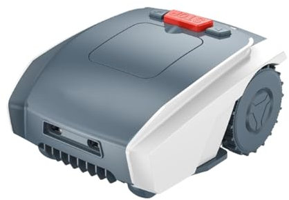 MhWrughts Robot da Prato, Tosaerba da Giardino, Tosaerba Intelligente Completamente Automatico 100㎡/h, Controllo App Impermeabile, per Prato e Giardino di 1500 mq