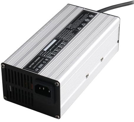 HTDRE Chargeur de Batterie Plomb Acide 12 V 8 A 24 V 5 A 36 V 4 A 48 V 3 A 180 W pour Chariot élévateur électrique, transpalette, voiturette de Golf