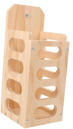 Toyvian Mangeoire à Herbe pour Lapins avec Bac à Litière Gamelle Bois pour Petits Animaux Extérieur Mangeoire Solide Et Organisée