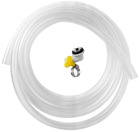 Manguera de drenaje de CA portátil, manguera de drenaje para aire acondicionado, kit de desagüe para aire acondicionado, manguera de desagüe de CA con conexión de manguera y abrazadera, tubo de