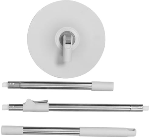 BAZEITFLOW Serpillière Rotative Maison avec Séparation Eau Balai Microfibre Absorbant Manche Long Détachable Nettoyage Humide et Sec pour Sols Durs et Carrelages