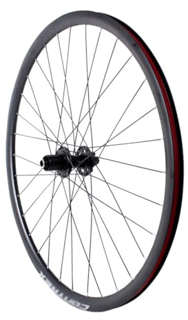 700C Rennrad-Laufradsatz Aluminiumlegierung Doppellagige Felgen Scheibenbremse Steckachse 100mm/142mm 32H Naben Für 8-12-Gang-Kassette Vorderrad Hinterrad(Rear)