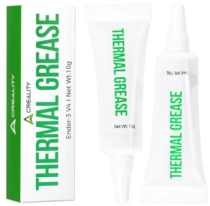 Creality Pâte thermique pour imprimante 3D Hotend et kits de buses, haute conductivité thermique, résistante à 350 °C, pâte thermique pour dissipateur thermique Ender 3 V4/K1/K1C/K1 Max/K2/K2 Plus/V3