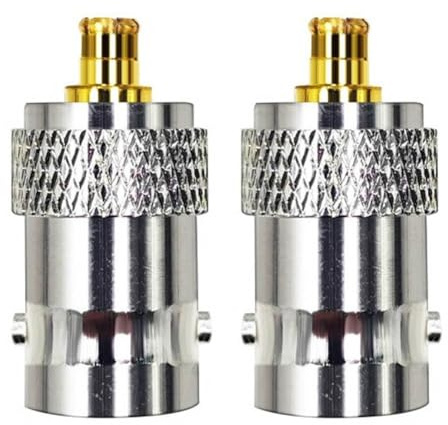 Oscilloscope Probe Adapter for DSO-TC2 and DSO-TC3 Digital Oscilloscopes — 100 MHz, 600V Max Voltage, Silver P6100-Compatible Clip-On Acces(2pcs)
