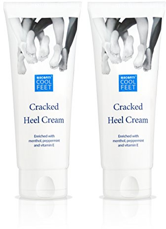 Escenti Cool Feet Cracked Heel Cream for Dry Skin, 100 ml - Pack of 2