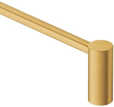 Moen Align Brushed Gold 24-Inch Modern Single -Towel Bar, YB0424BG