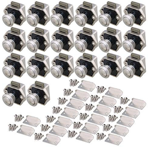 RDEXP 20PCS Keyless Locks Riegelknopfschrank für RV-Schubladenschrank