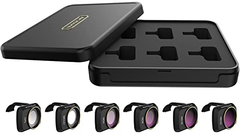 Mini 4K Lens Filter Set (MCUV+CPL+ND4+ND8+ND16+ND32) | 6 Pack Professional Filters for DJI Mini 4K/2 SE/SE/2/Mavic Mini ND Filter & CPL Polarizing Filter Accessories