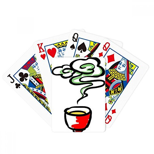 China Chinese Tea Cup Traditional Pattern Poker Playing Magic Card Fun Board Game
