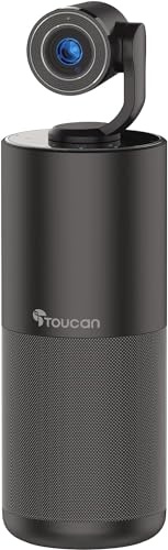 TOUCAN Videokonferenzsystem HD – Professionelle Plug-und-Play USB-Webcam mit Abnehmbarer 1080p-PC-Kamera, multidirektionalen Mikrofonen und klarem Lautsprecher für Zuhause, Büro, Business und Reisen