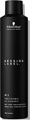 Schwarzkopf Session Label The Flexible Dry Light Hold Hairspray 500 ml