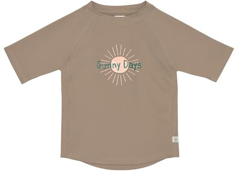 LÄSSIG Baby und Kleinkind Kurzarm Schwimmshirt Badeshirt Rashguard mit UV-Schutz Sun Choco 19-24 Monate