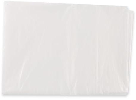 FRANZ MENSCH 100 Stück Hygostar Abdeckhauben | HDPE, transparent, L: 180cm, B: 95cm, Umfang: 340cm, Seitenfalte: 75cm, Karton, Abdeckhaube, Kistenabdeckung, Containerabdeckung