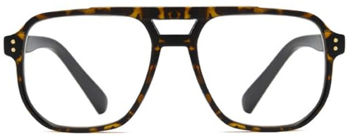 ABETOS Lesebrille Pilot Pilotenbrille Retro Groß Blaulichtfilter Lesehilfe Sehhilfe Herren Damen Computer Brille mit Stärke 1.0 1.5 2.0 2.5 3.0