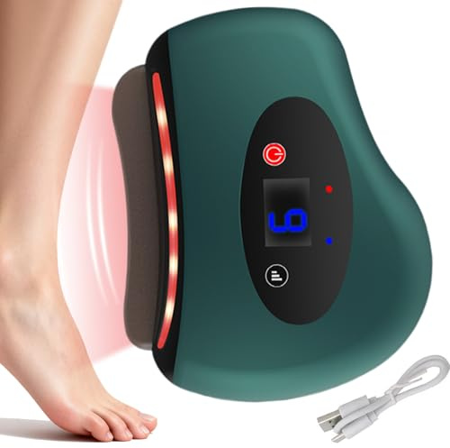 Herramienta De Masaje Con Rascador Calentado Maquina Relajante Corporal | Herramienta De Masaje Para Puntos Gatillo Para Post-Entrenamiento Trabajo Viaje Antes De Dormir Rutina Diaria Gimnasio