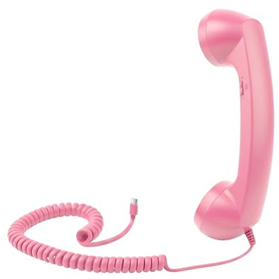Retro Telefonadapter - Retro Type-C Klassisch für Zuhause mit Mikrofon - Handy Zu Festnetztelefon Adapter - Für Zuhause Küche Wohnzimmer Nachttisch Schreibtisch Büros Schule Krankenhaus Reise