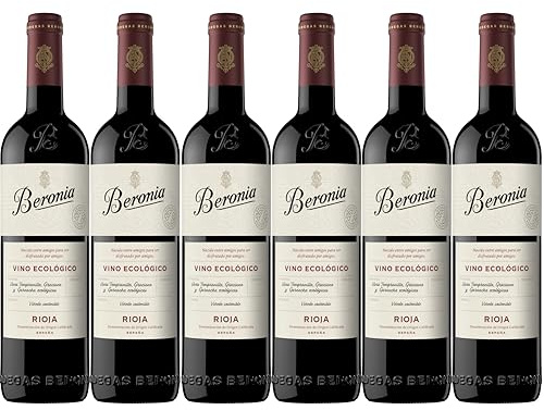Beronia Ecológico Crianza - Vino D.O.Ca. Rioja - 6 botellas de 750 ml - Total: 4500 ml, El embalaje puede variar
