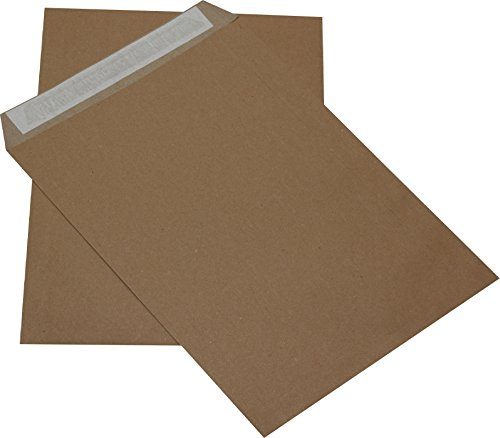 20 St. Versandtaschen DIN C3 braun 110 gr. Kuvert 324 x 458 mm Haftklebend Briefumschläge HK