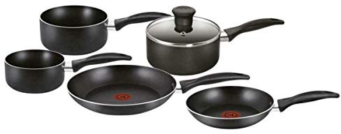 New Tefal Easy Care 5 Piece Non-Stick Cookware Set