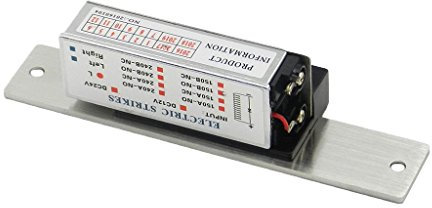 Tubayia - Apriporta elettrico NO/NC, 12 V, per porta in legno, porta in metallo, porta in PVC, ecc. (#NC,6)