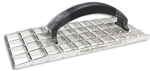 Karl Dahm Schleifwunder groß, 360 x 150 mm I Hochwertiger, rostfreier Edelstahl-Schleifbrett für Kalkzement, Ytong, Gipsbeton, Sandstein etc. I Professionelles Verputzer Werkzeug– 11466