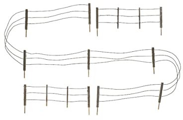 Woodland Scenics A2980 HO Barbed Wire Fence HO Gauge