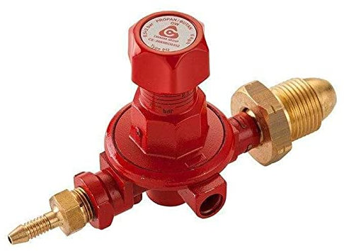 Cavagna Regulador de propano de alta presión 0.5-4 bar ajustable POL x 6.3 mm