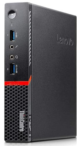 Lenovo ThinkCentre M900 Tiny PC Mini Computer, Processore Intel i7-6700T, Memoria Ram 8GB DDR4, Disco SSD 240GB, Windows 11 Pro (Ricondizionato)