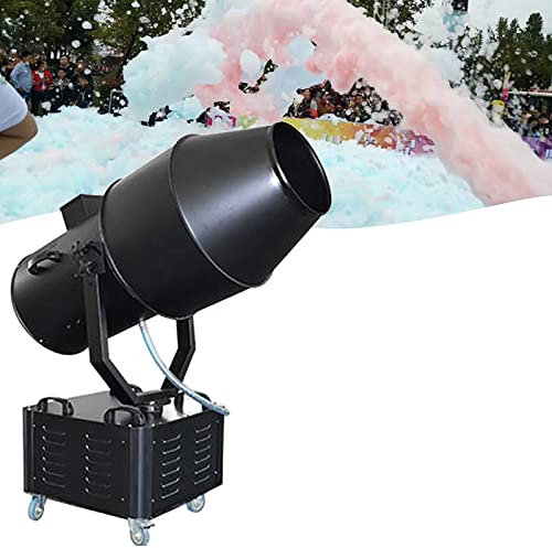 PRUJOY Grande Machine à Mousse 3000 W, Machine à Bulles de Brouillard, Peut Tirer Un Support pivotant Automatique de 19 à 26 Pieds, pour Les événements dans Le Jardin, Noël, Les fêtes, Les Mariages.
