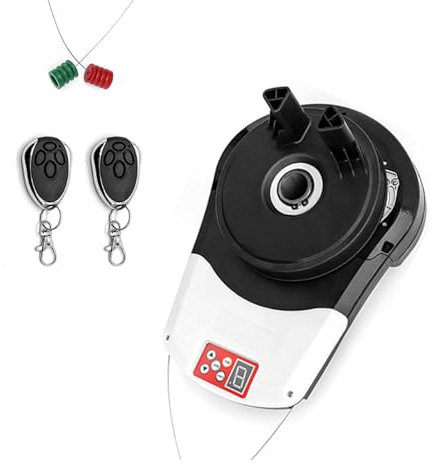 Hydravex Automatic Roll Up Door Opener Motor, Automatic Rolling Gate Opener with Remote, Auto Garage Roller Door Motor Gate Opener Roller Shutter Built-in Motor