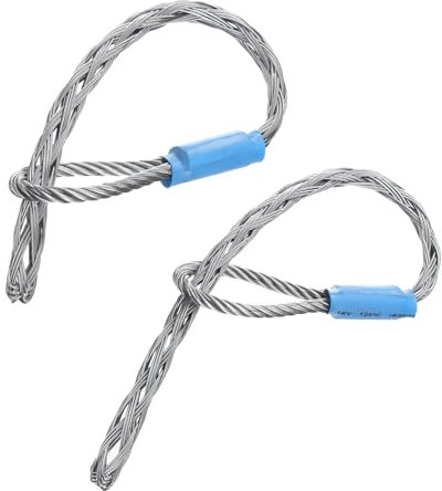 QUARKZMAN 10-15MM & 15-20MM Calza per Passacavi a Testa Singola in Acciaio Zincato per Copertura di Tubi Rete Adatta per Condutture Cavi - 1 Set