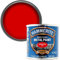 AMK® Hammerite Metal Paint Smooth Red 250ml Direct To Rust Quick Drying No Primer Or Undercoat Needed Single Coat