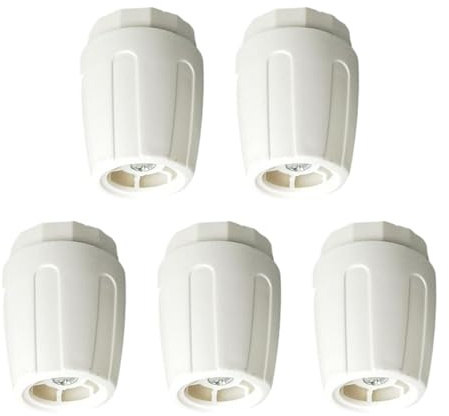 Kuntesetty PP Radiator Valve Caps Adjustable Easy Install Swivel in Valve Replacement for, Long style