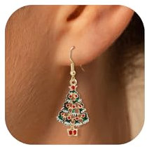 RMMD Weihnachtsohrringe Damen | Weihnachtsdekoration | Ohrringe Weihnachten | Hypoallergen Weihnachten Geschenke Schmuck | Weihnachtsschmuck Geschenke für Frauen | Feiertagsfeier