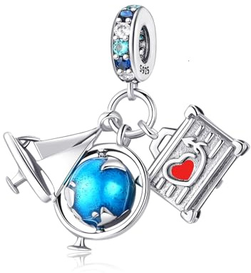 XWN Charms Abalorios Colgante para mujer, plata de ley 925, compatible con pulseras y collares Pandora, compatible con pulseras europeas para mujeres y niñas