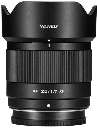 VILTROX Obiettivo 25mm F1.7 Fuji, AF 25mm f1.7 X Mount per Fuji X-T4 X-T10 X-T20 X-T30 XT30II X-T200 X-H2 X-H2S X-T5 X-S20 X-T50 X-T50 X-X-T50 X-M5