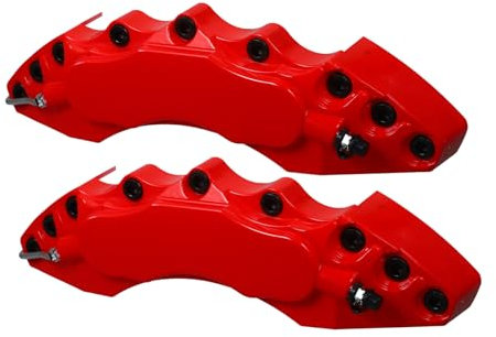 SEWOART 2pcs Red Brake Caliper Covers Large Size Disc Brake Caliper Covers Car Protector Accessories for Vehicle Wheel Decoration